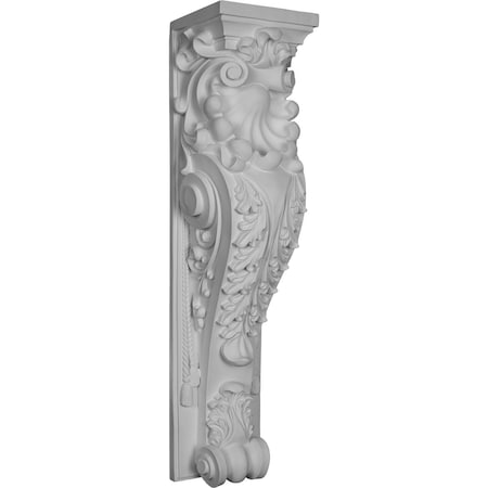 Ekena Millwork 7 7/8"W x 7 7/8"D x 34"H Scroll Leaf Surround SUR34X08X08SC